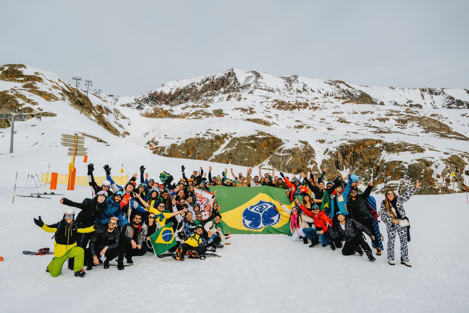 Tomorrowland Winter em Alpe d'Huez, nos Alpes franceses